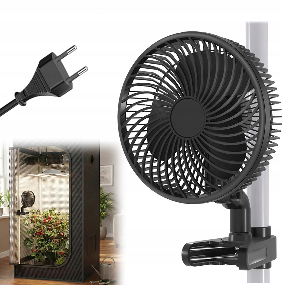 Adjustable Cultivation Donate Clamp Fan, 10-Speed EC Motor Brand no brand