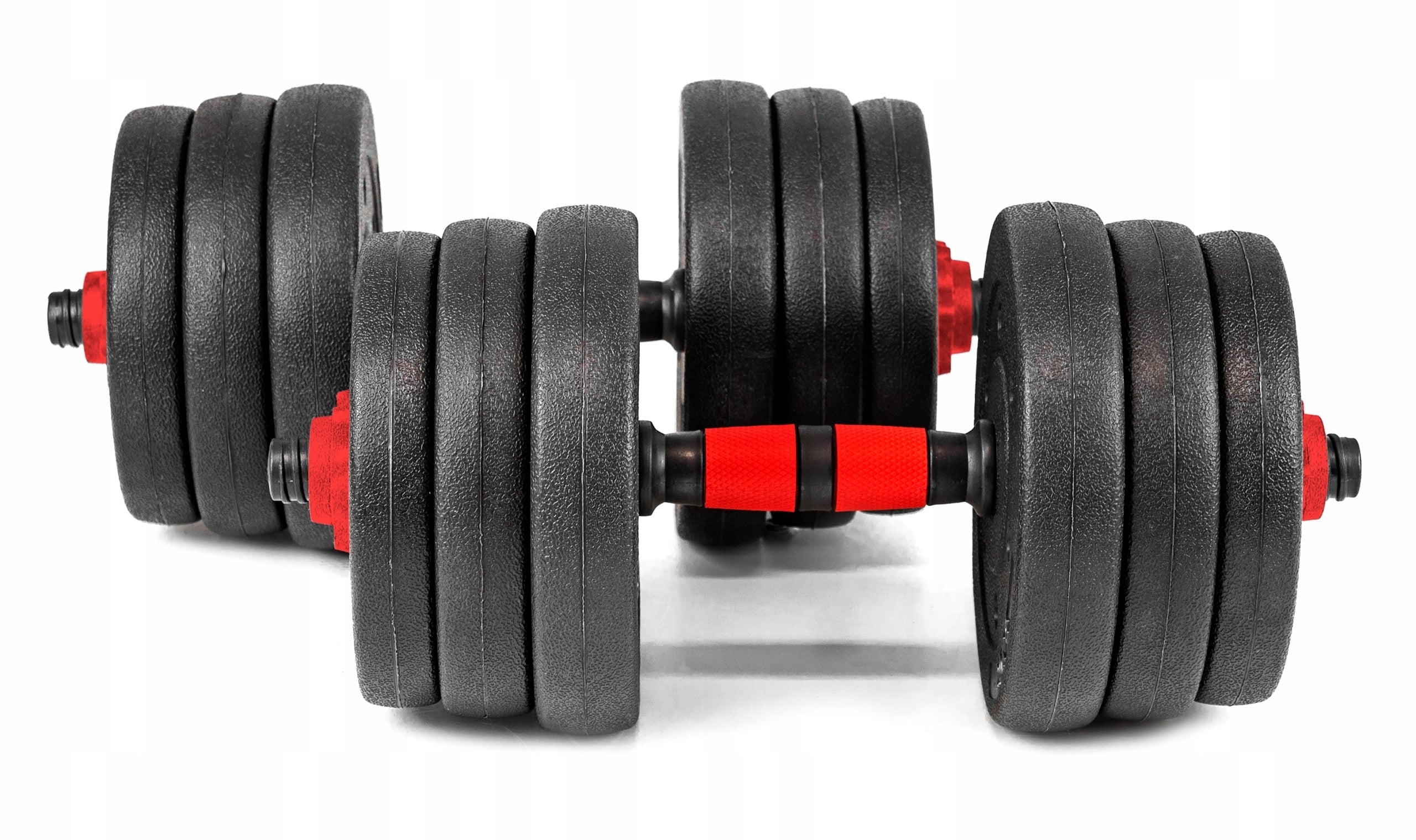 Adjustable DUMBBELLS 2x15KG barbell KETTLEBELL DUMBBELL SET 6in1 GRYFY handles Additional features non-slip handle clamps included