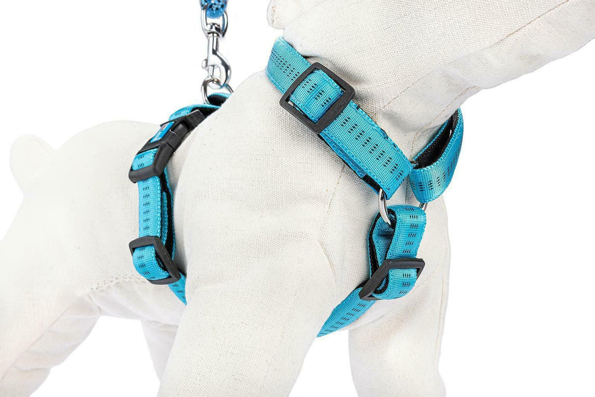 Adjustable Dog Harness Soft Style S blue