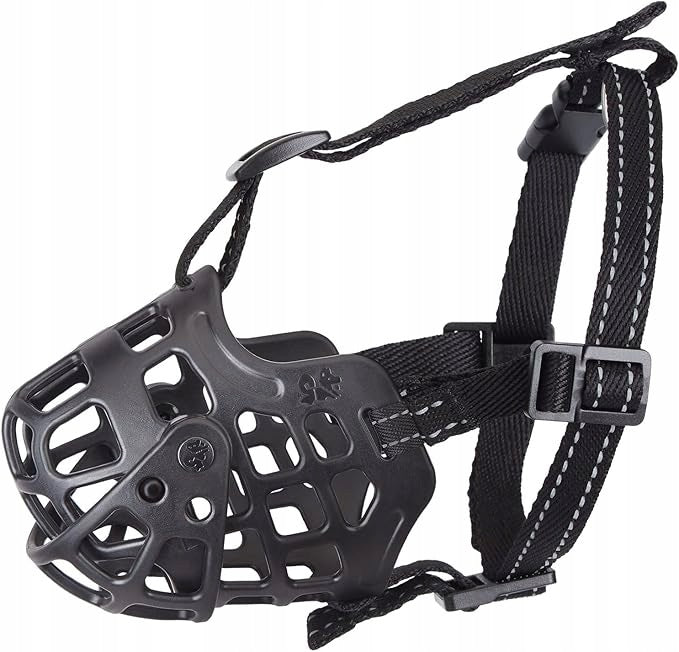 Adjustable Dog muzzle with XL Movable Cover
