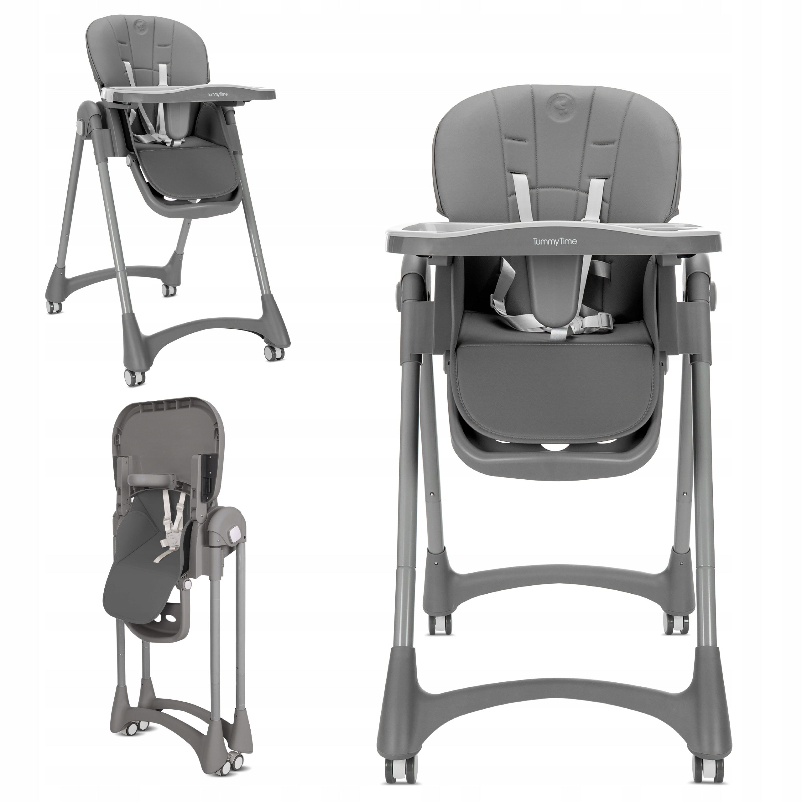 Adjustable Feeding Chair with Tray Folding Multifunctional TummyTime