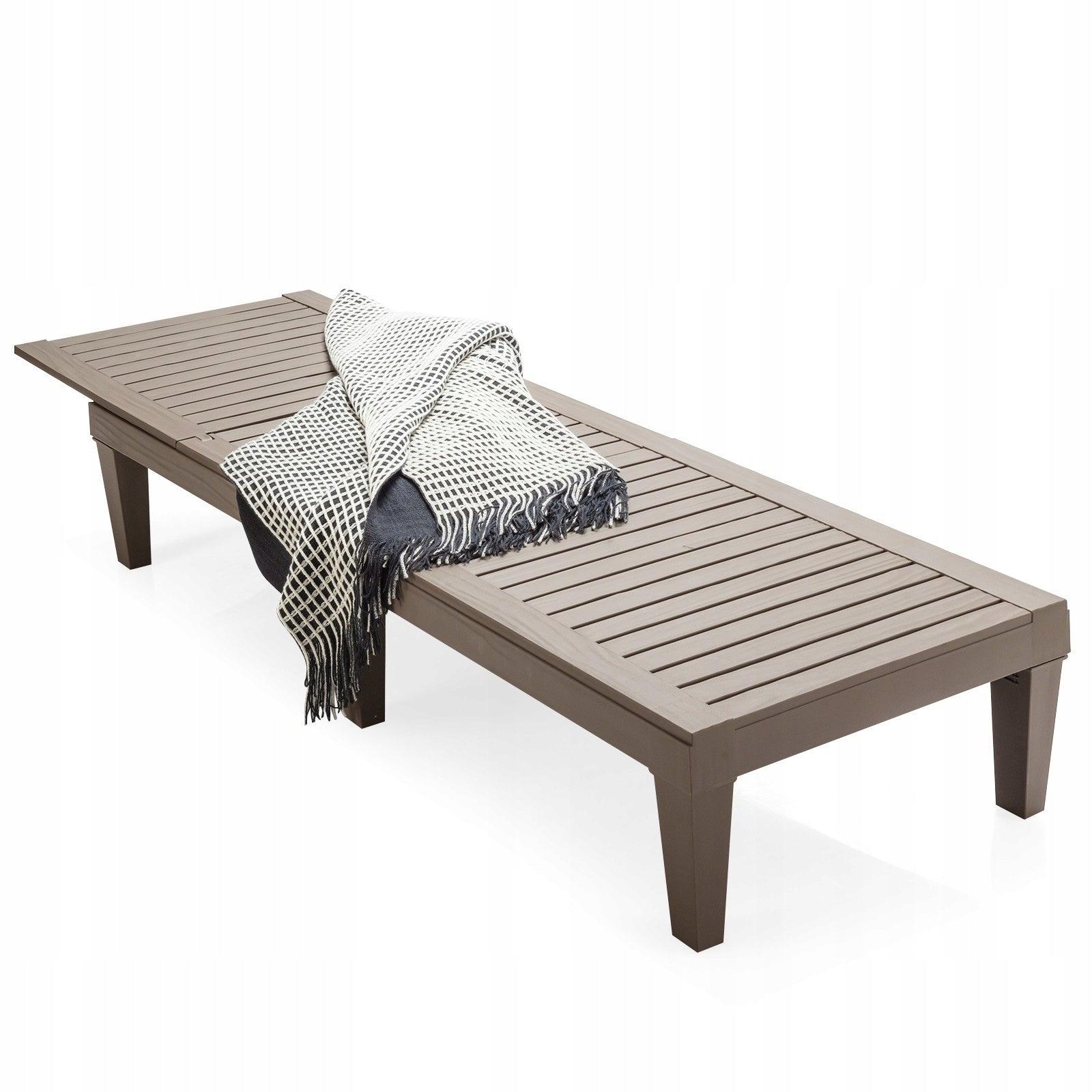 Adjustable Garden Lounger Chaise Lounge Backrest height 29 cm