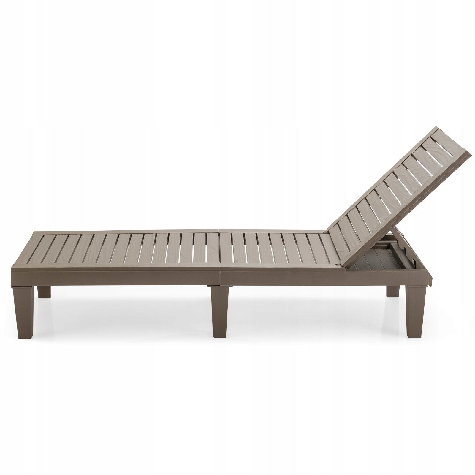 Adjustable Garden Lounger Chaise Lounge Seat material synthetic material