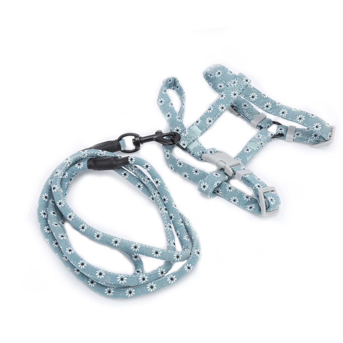 Adjustable Japanese Style Cat Harness Leash Set Traction w 97