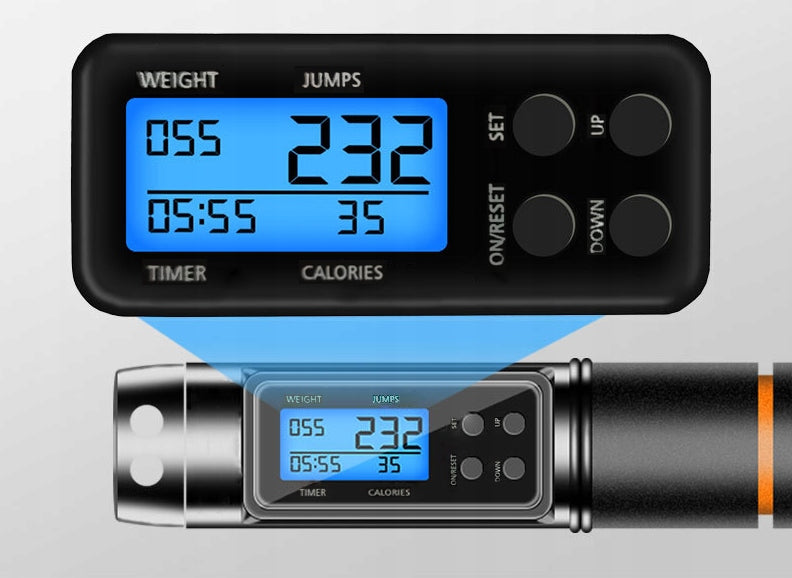 Adjustable Jump Rope with Counter Steel with Cossfit Fitness LCD Bearings Manufacturer code FTL50