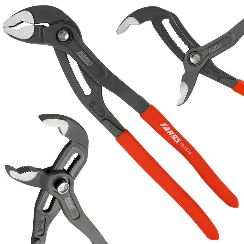 Adjustable Pliers 250mm 300mm Cobra Pipe Wrench Set of 2pcs Farys Manufacturer code FR4575+FR4576