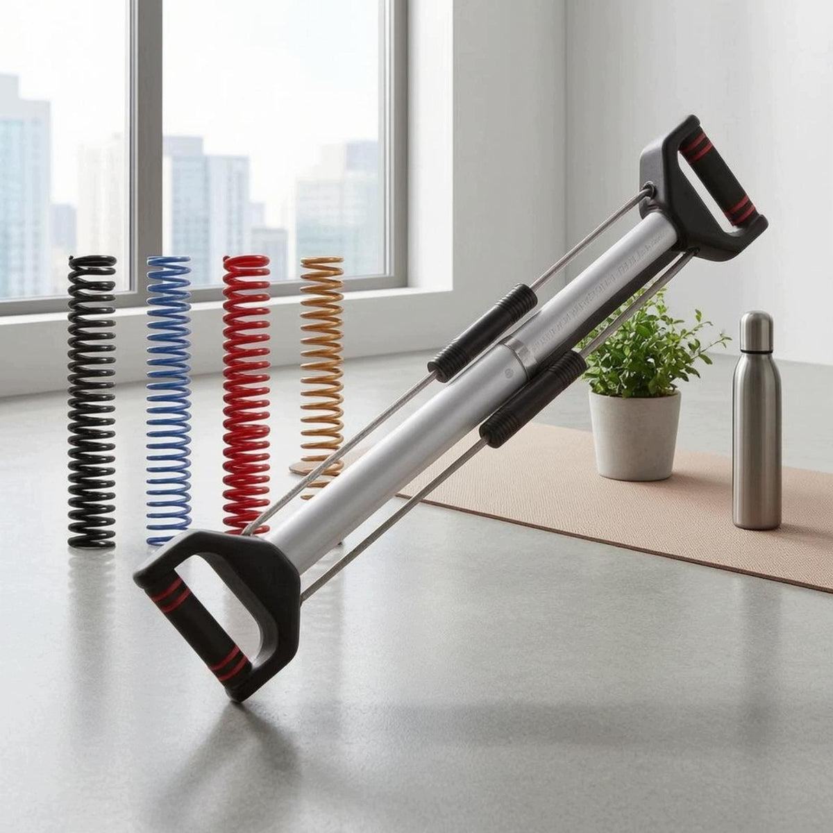 Adjustable Spring Trainer Non Slip Grip Enhanced Arm Body Muscle Traine a Packaging status original