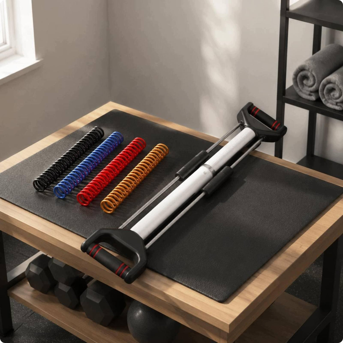 Adjustable Spring Trainer Non Slip Grip Enhanced Arm Body Muscle Traine a