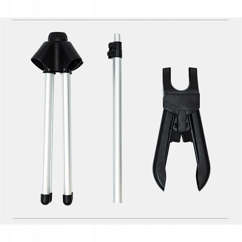 Adjustable Steamer Rack, Grey Dominant color black