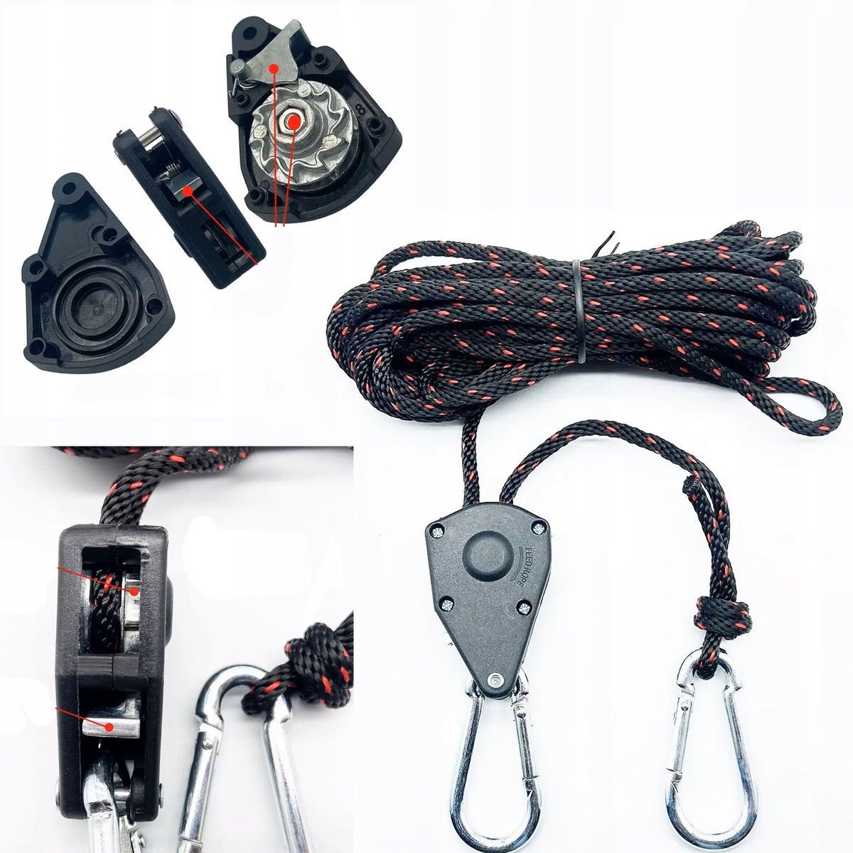 Adjustable TENSION ROPES FOR TENT, Tarps and Plands -Strong and Durable