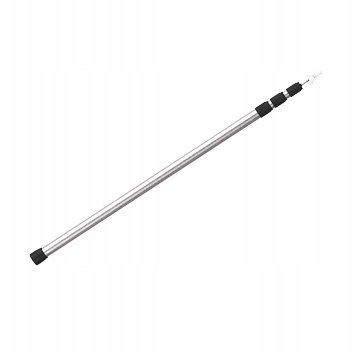 Adjustable Tarp Poles Telescoping Aluminum Rods for Tent Fly and silver