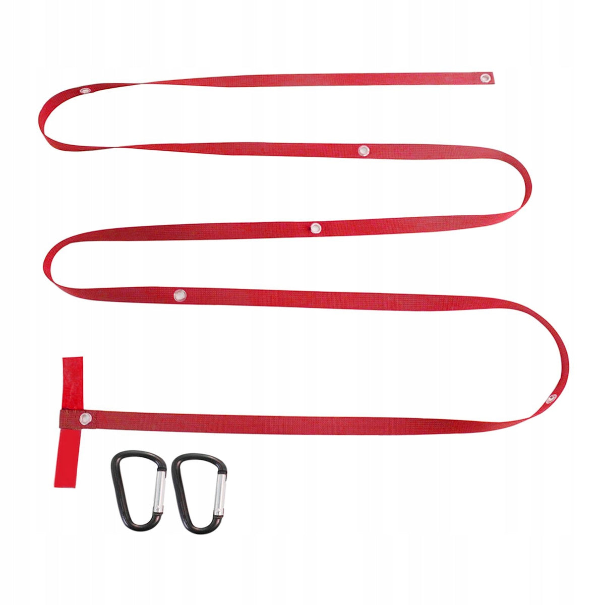 Adjustable Tent Extension Belt Lanyard Rope with Carabiner Hanging Rope Red Brand no brand