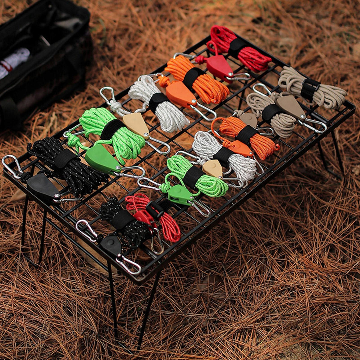 Adjustable Tent Wind Rope Pulley Ratchet Rope Hanger Outdoor Guy Line Red Manufacturer code 02566052611