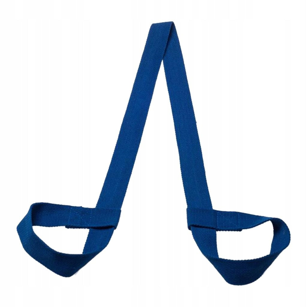 Adjustable Yoga Mat Carrying Strap Exercise Pilates Mat Carrier Dark Blue Color blue