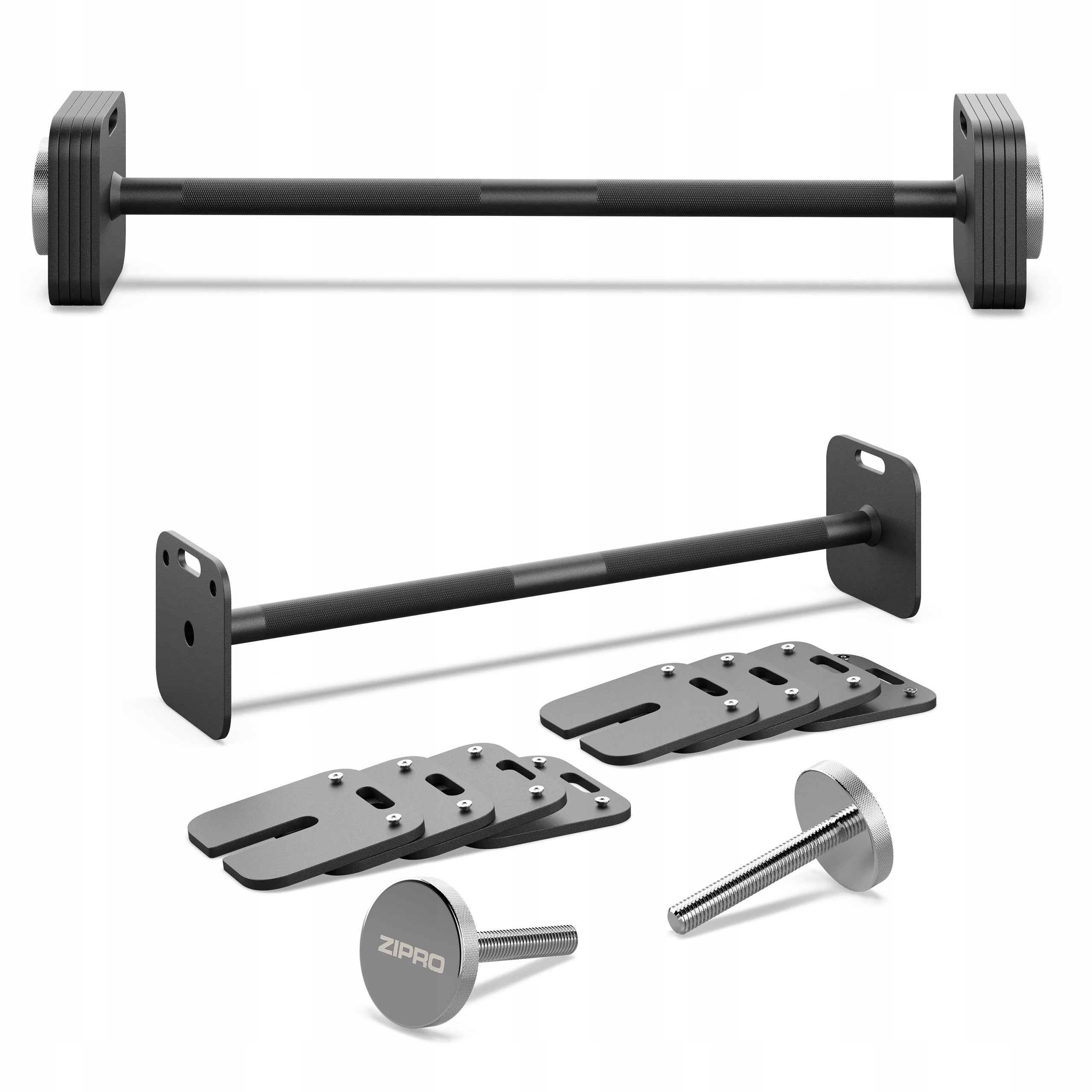 Adjustable barbell bar with load QUICK ADJUSTMENT 8,5-27,3kg - SQUARE Zipro Manufacturer code 13141053