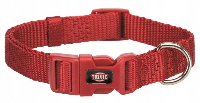 Adjustable collar for dog XS–S 22 – 35 cm/10 mm red