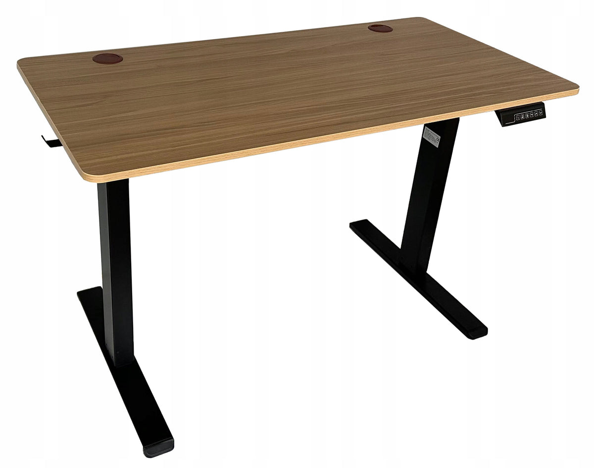 Adjustable desk VertiGo RXD1-3-2RR black-brown 120x60 cm Height:71-120 cm