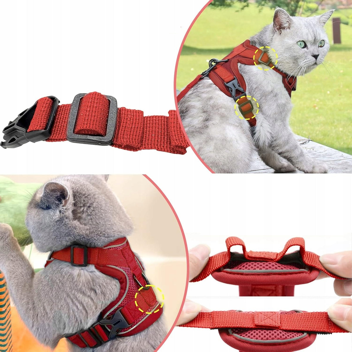 Adjustable dog cat harness r.S Manufacturer code 5119729