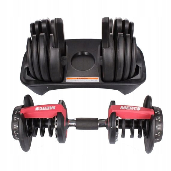 Adjustable dumbbells Select 24 kg Brand Merco
