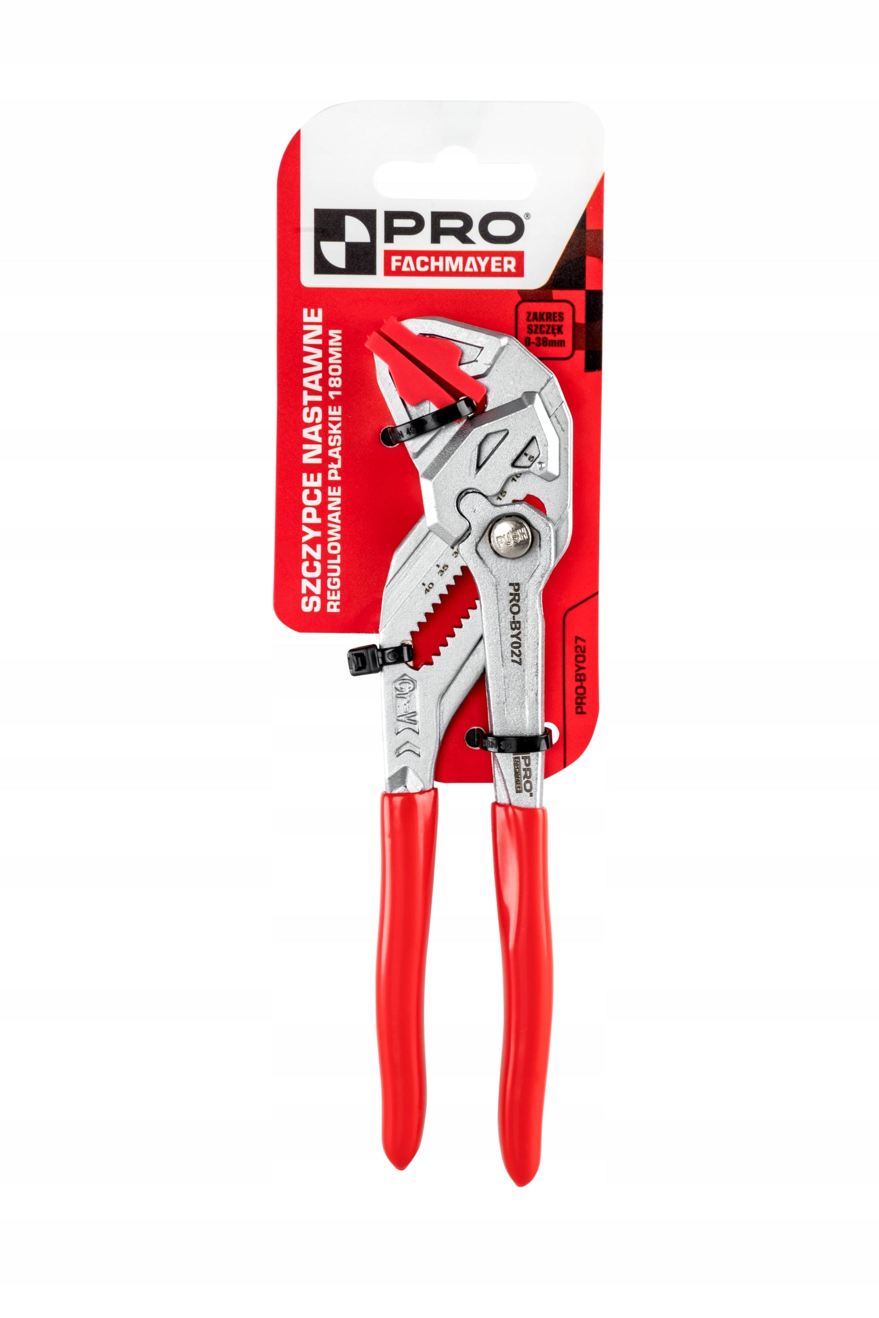 Adjustable flat pliers 180 mm PRO Packaging status original