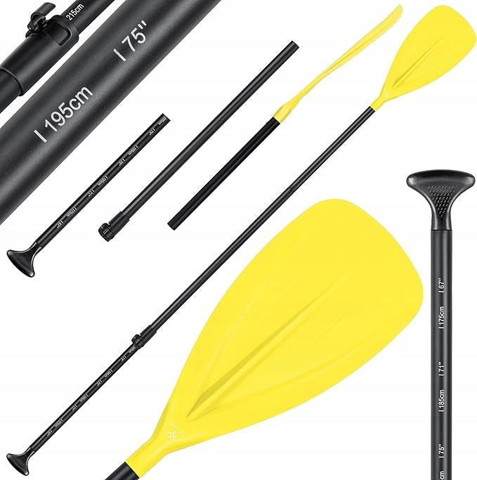Adjustable folding kayak paddle kesser 215 cm