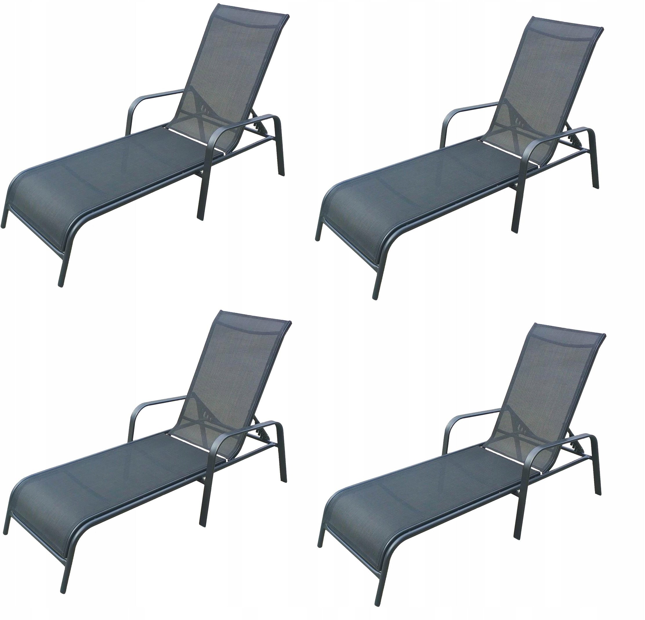 Adjustable garden lounger Fieldmann FDZN 8012 (4 pieces)