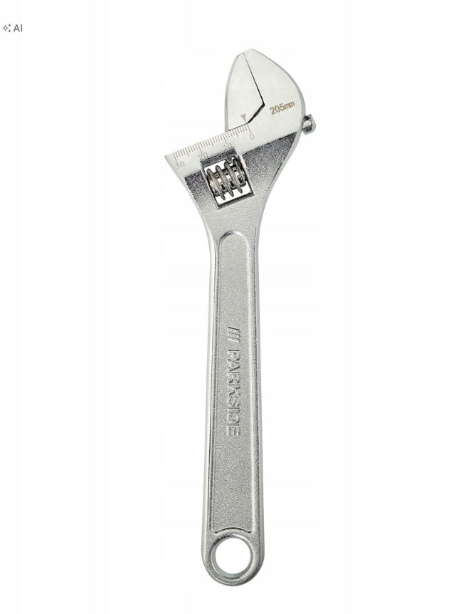 Adjustable head wrench with ratchet Parkside