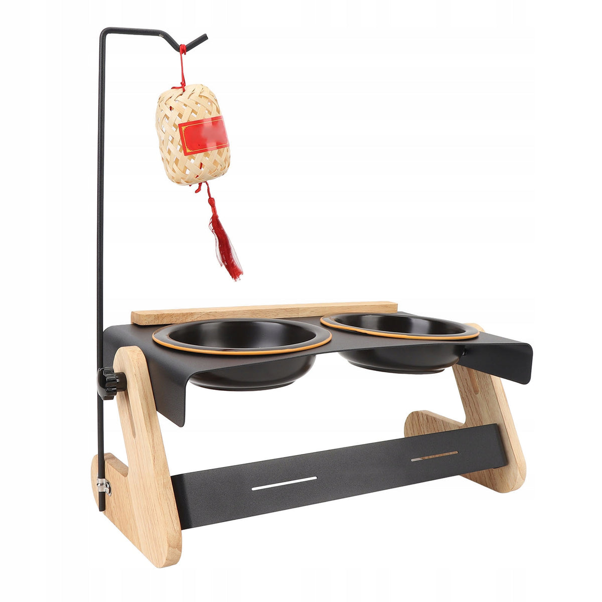 Adjustable height raised dog bowls are easy to remove R6
