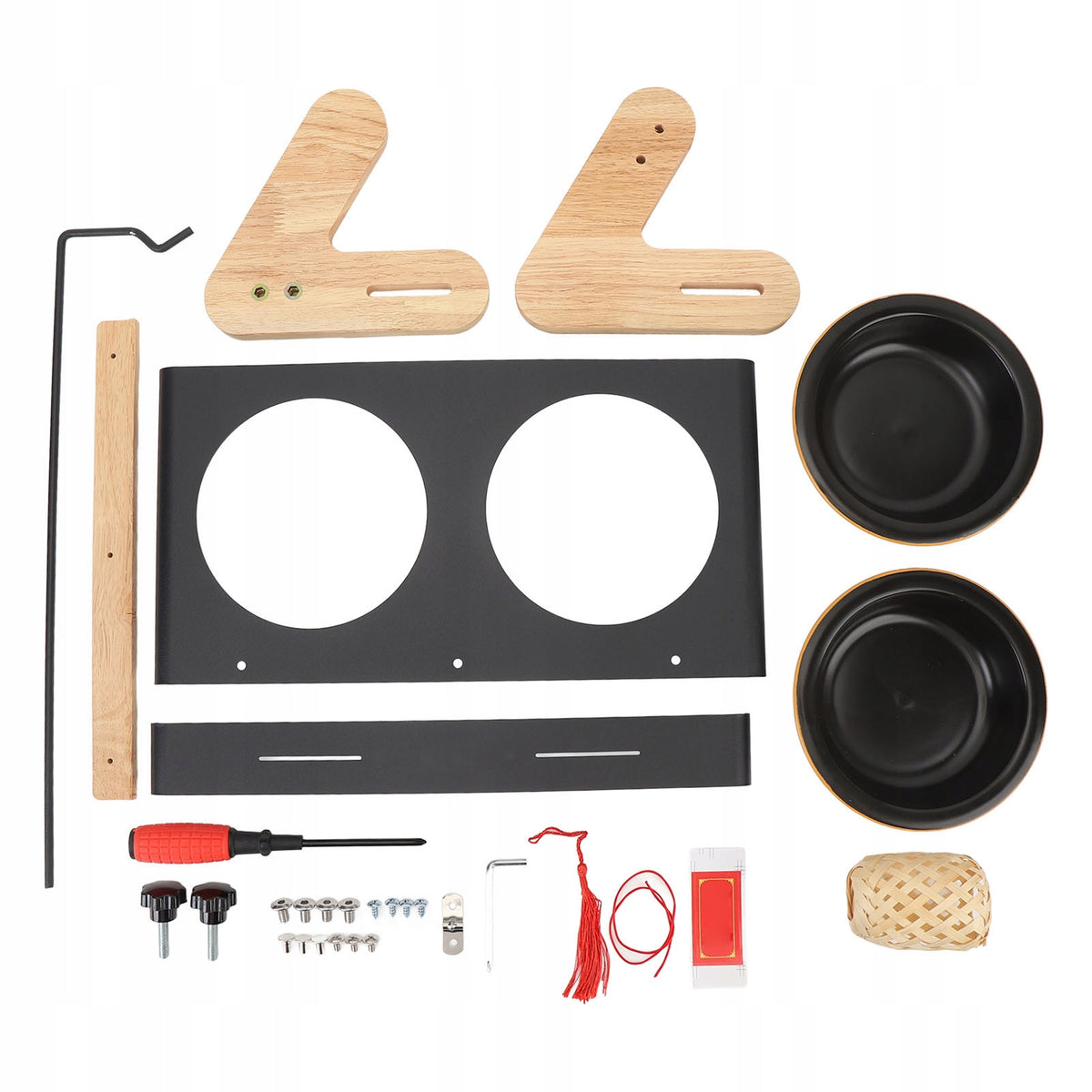Adjustable height raised dog bowls are easy to remove UG