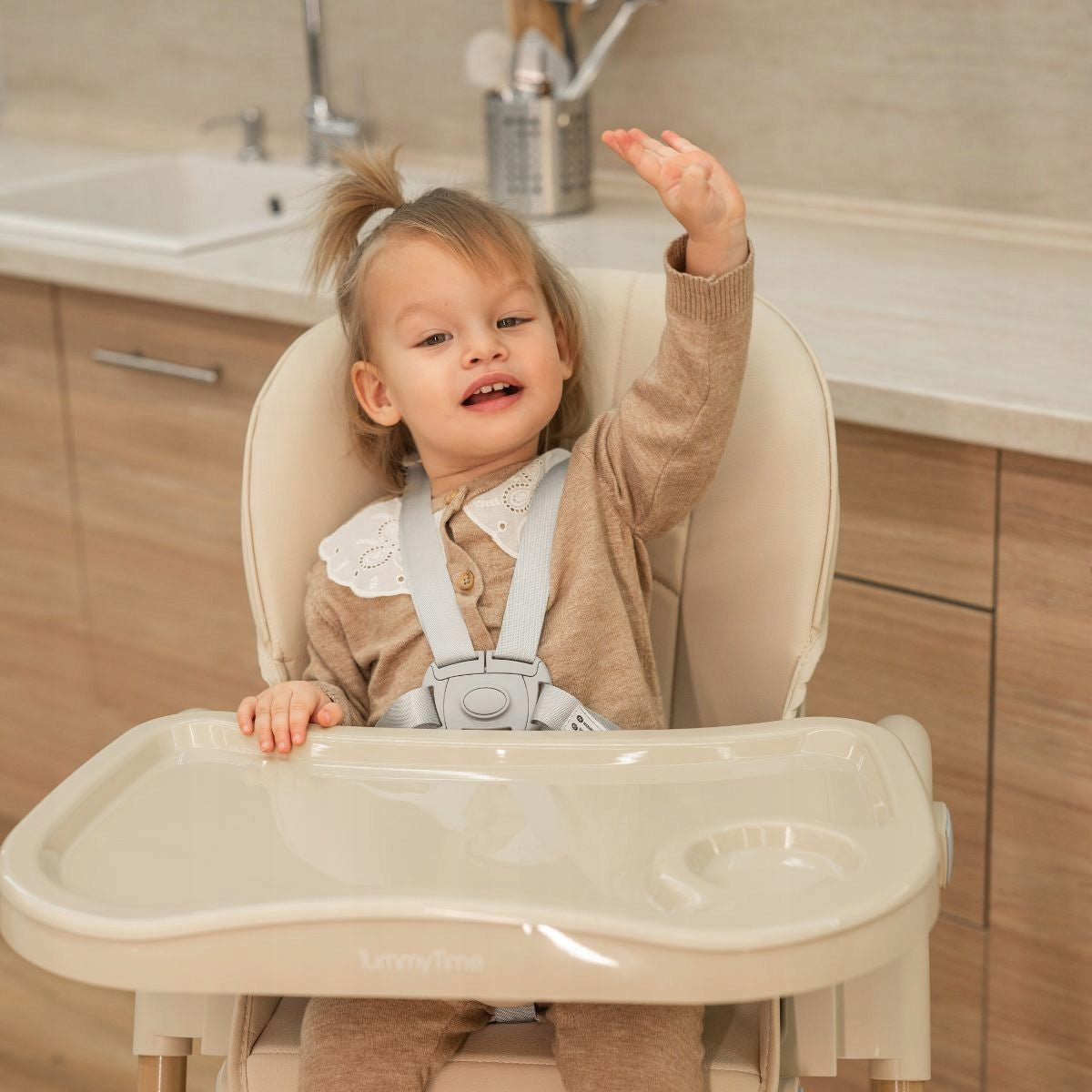 Adjustable high chair with folding tray multifunctional Lorelli Packaging status original