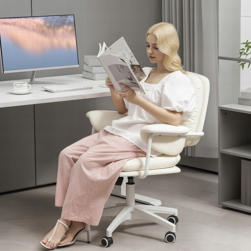 Adjustable office chair, upholstered, with cradle function Manufacturer code HOMCOM