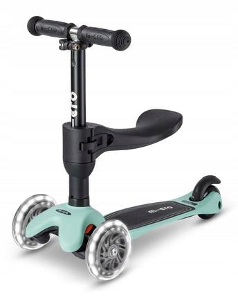 Adjustable scooter + seat 3in1 MMD 380 Led MINI MICRO DELUXE 1-5 Years Packaging status original