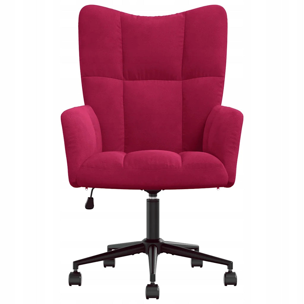 Adjustable swivel chair, wine red, 61,5 x 69 x (94,5-102) cm Brand no brand
