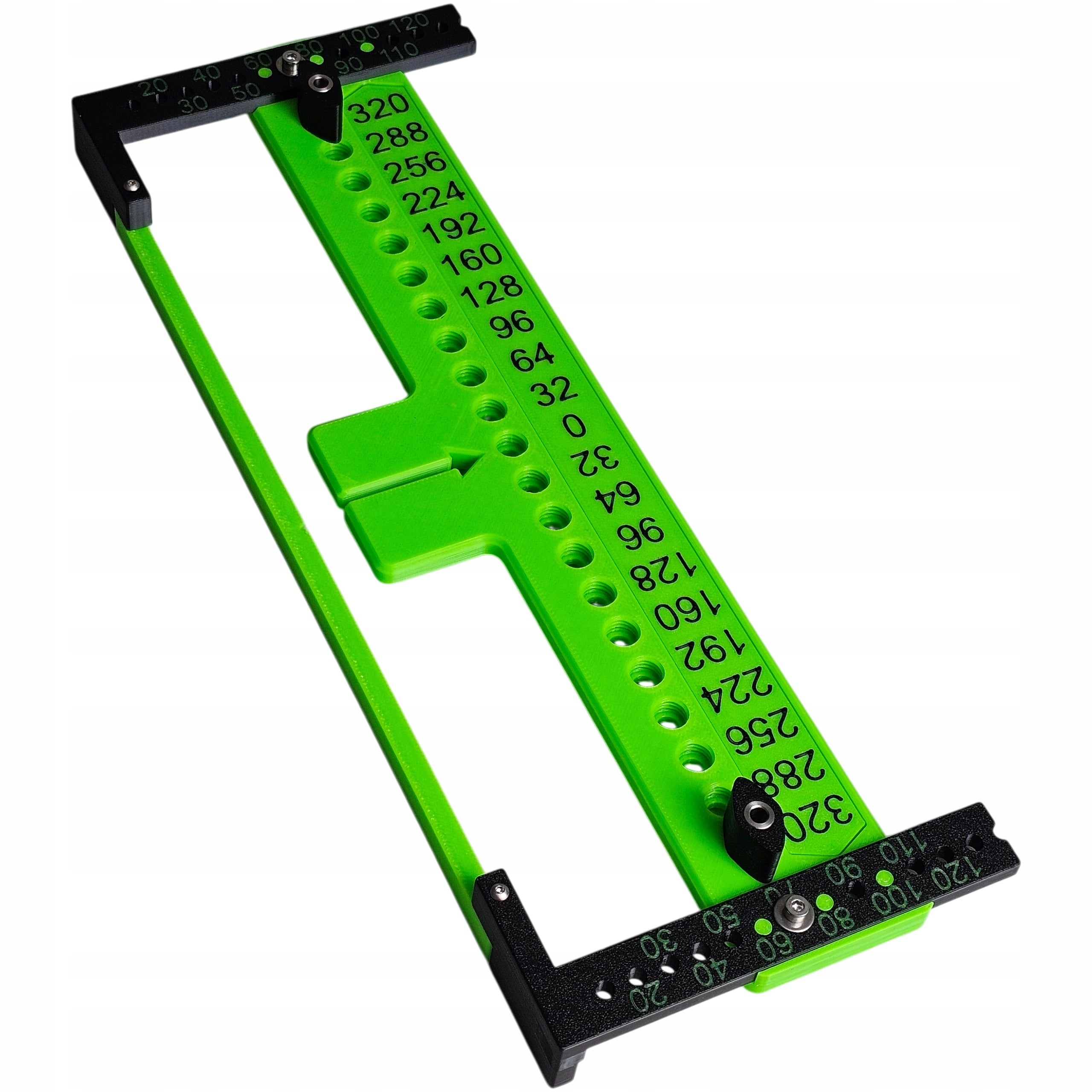 Adjustable template for drilling handles in the fronts - spacing 320mm LARGE