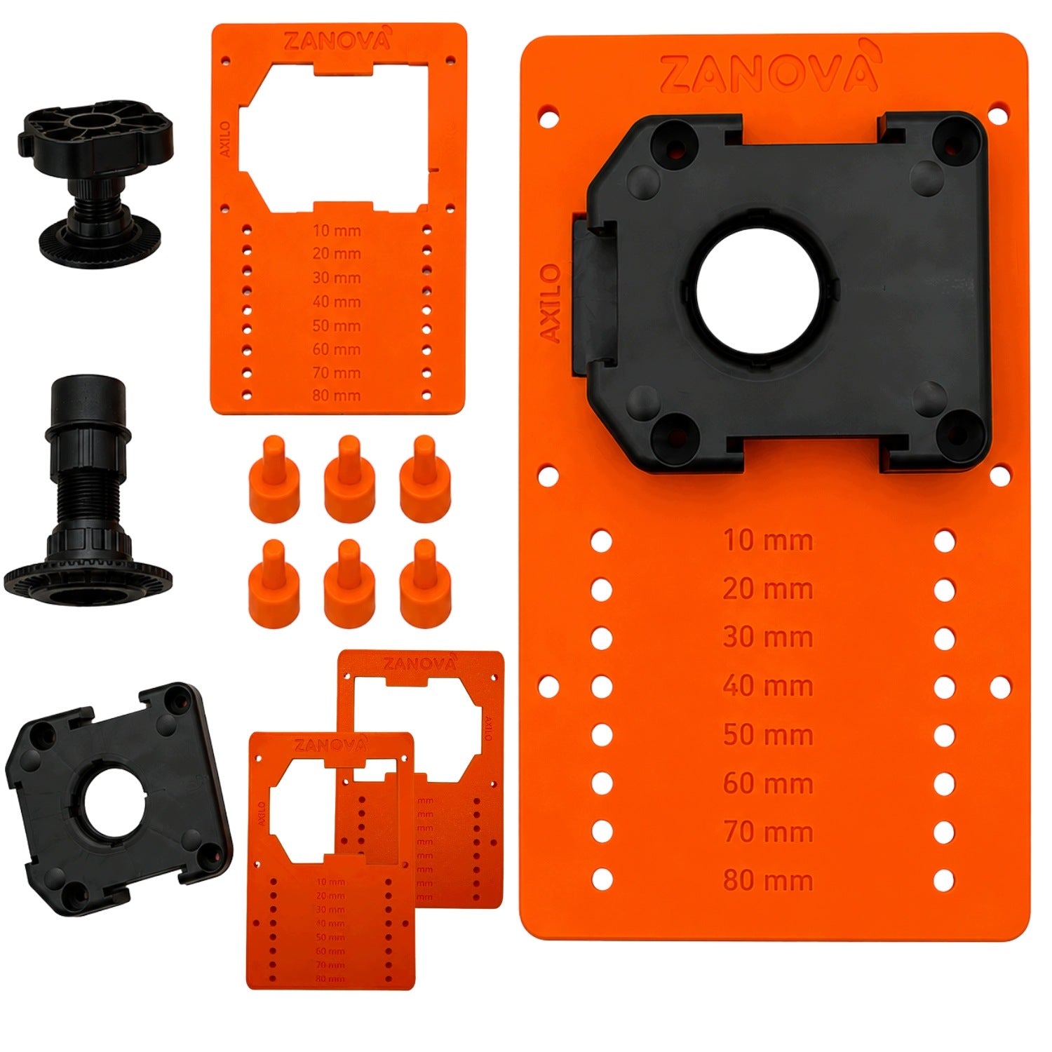 Adjustable template for mounting legs Hafele Axilo double-sided 10-80mm