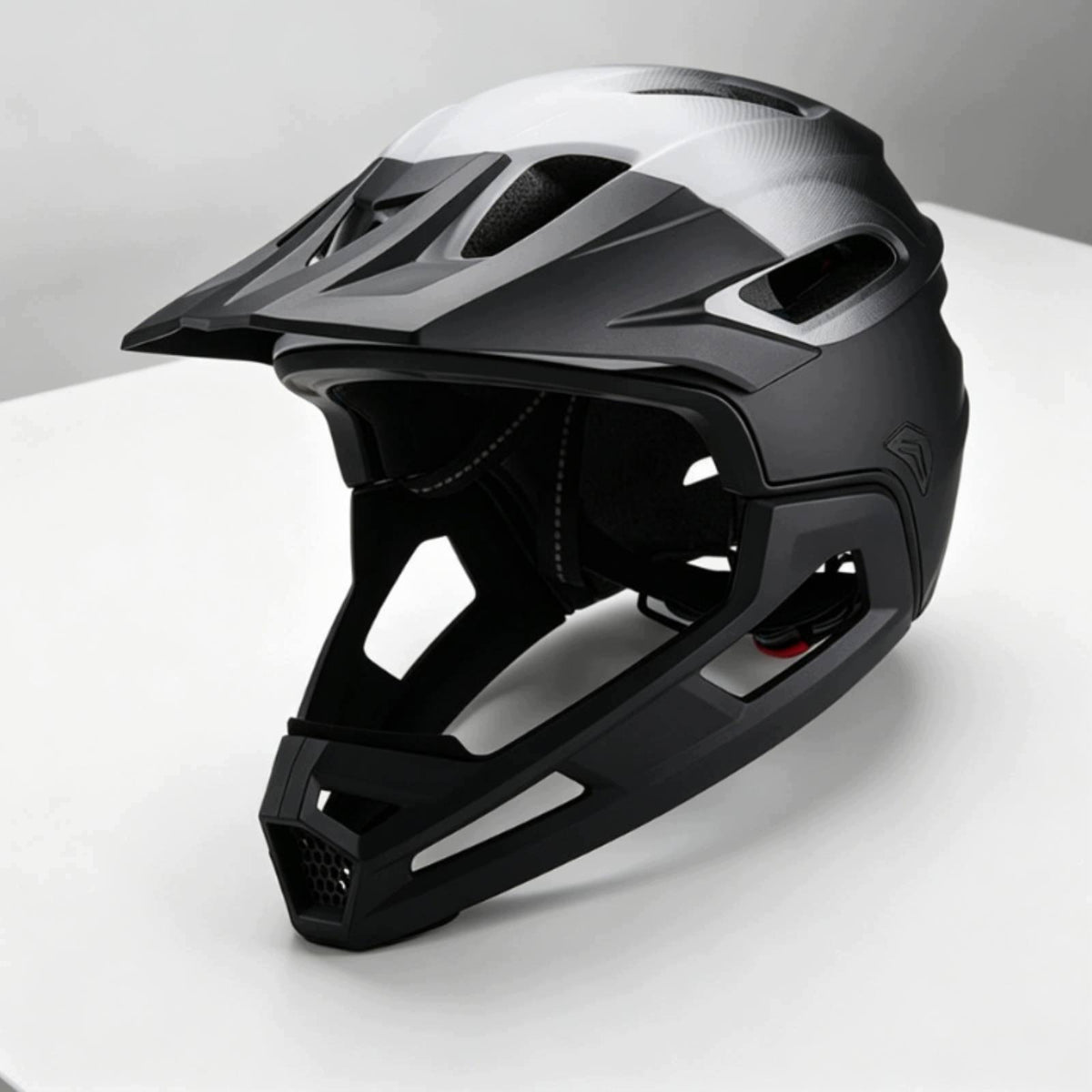 Adult Cycling Headgear Full Face Mountain Bike Helmet PC EPS Black Blue Manufacturer no brand