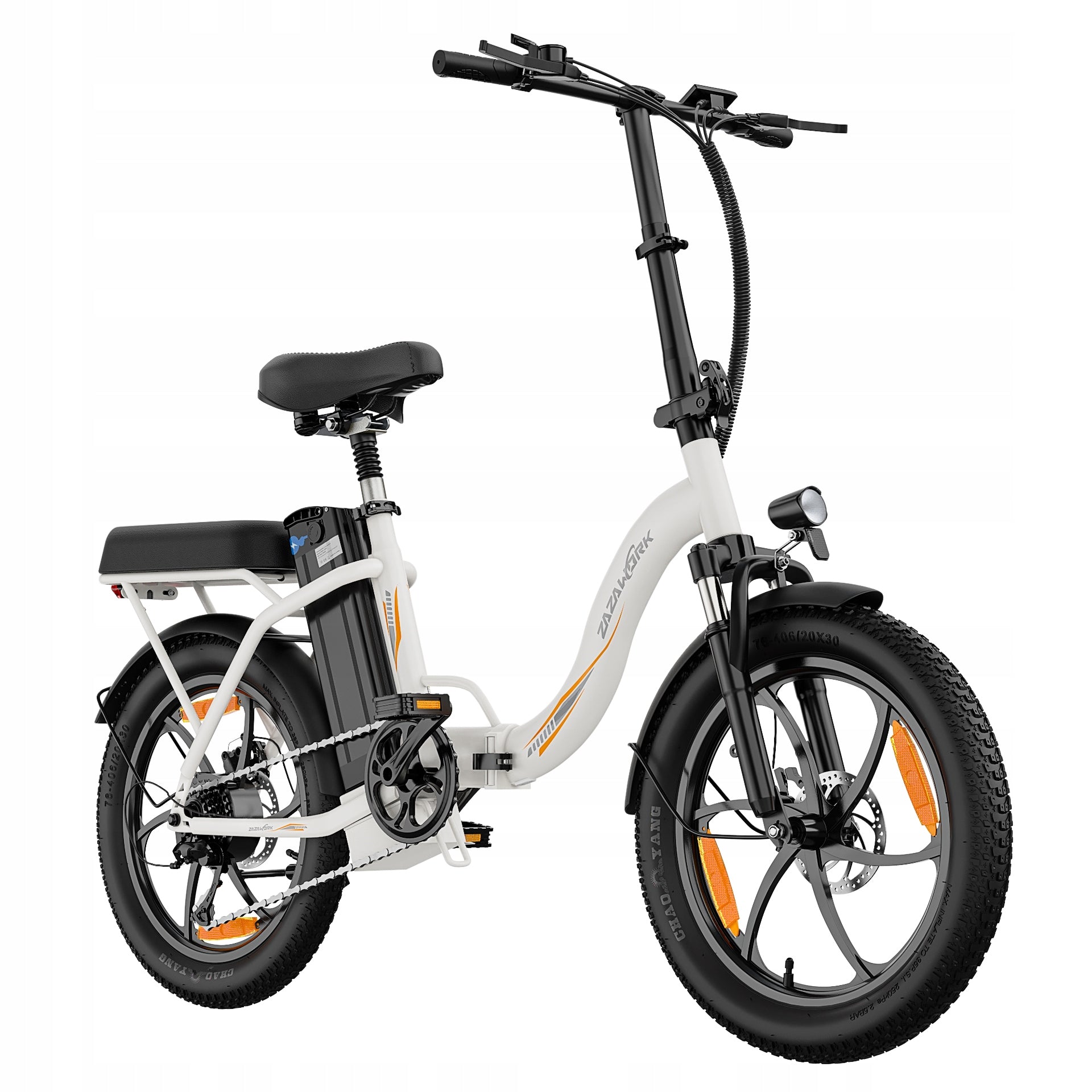 Adult Electric Bike ZAZAWORK C16 250W 16Ah 20" Folding E-bike Packaging status original