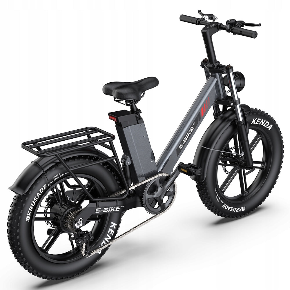 Adult Electric Bikes C6PRO 250W LG 48V 17.5AH 100km 20*4.0" APP Foldability partially assembled, calibrated