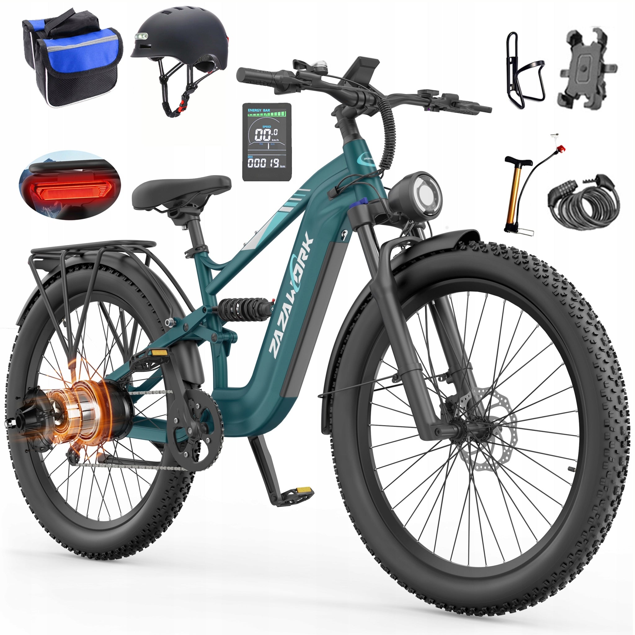 Adult Electric Vehicles 48V20AH 1000W 45km/h 120km 27.5" Off-road