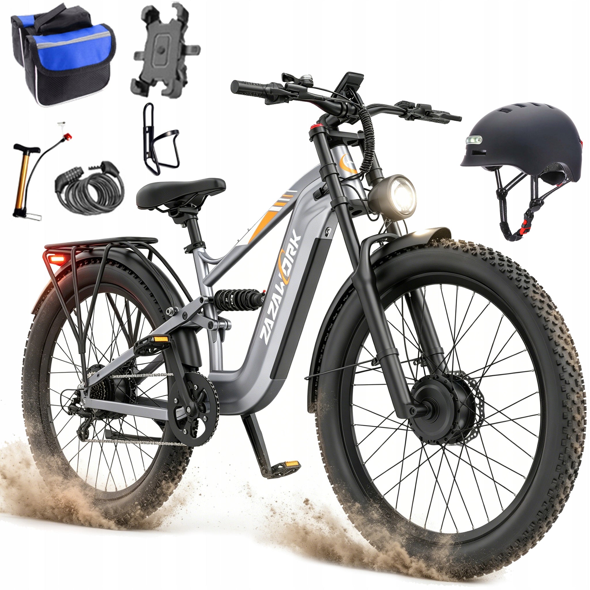 Adult Electric Vehicles 48V20AH 2000W 50km/h 120km 27.5"+Helmet