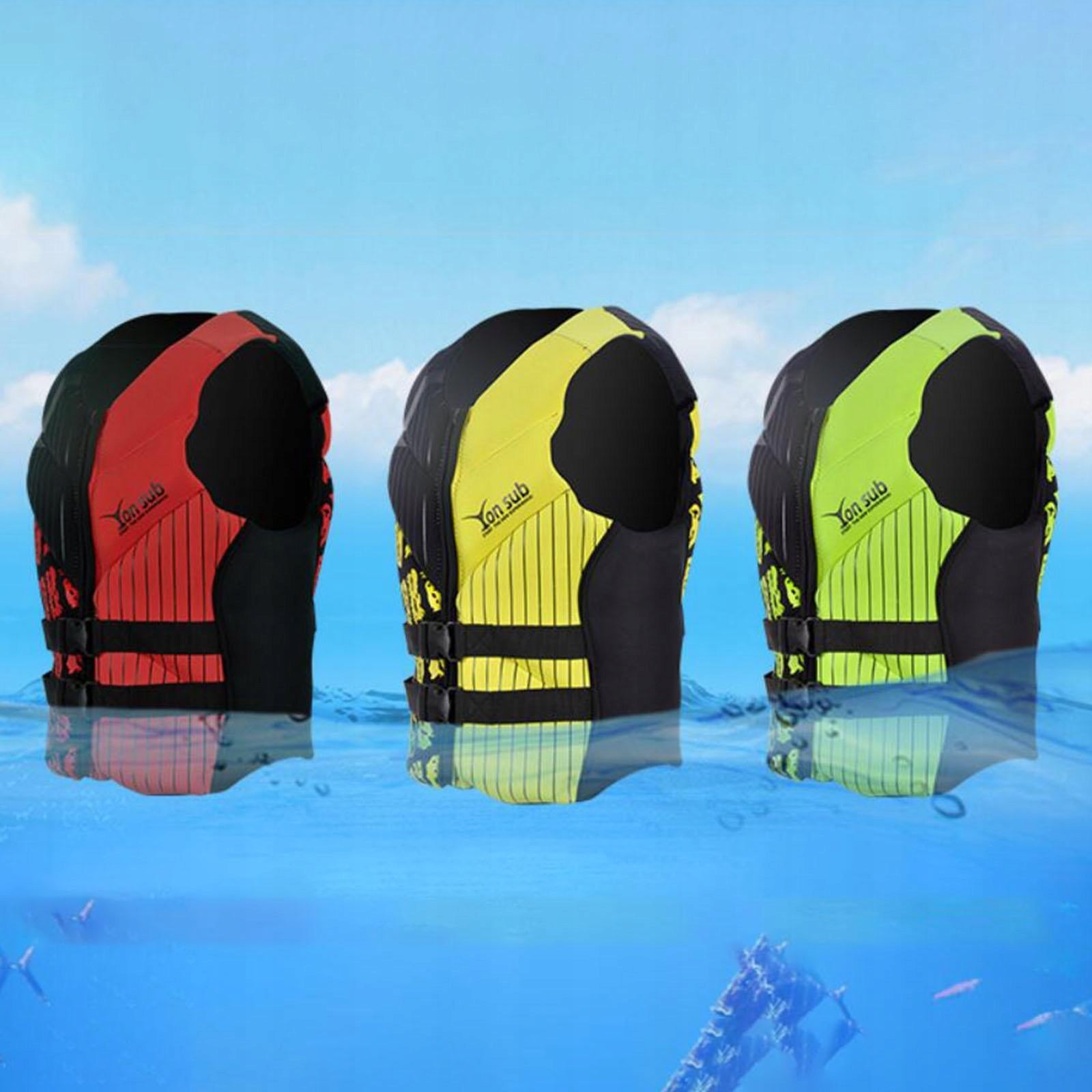 Adult Life Vest Swim Jacket Summer Portable Lightweight Swim Life Green XL Brand no brand