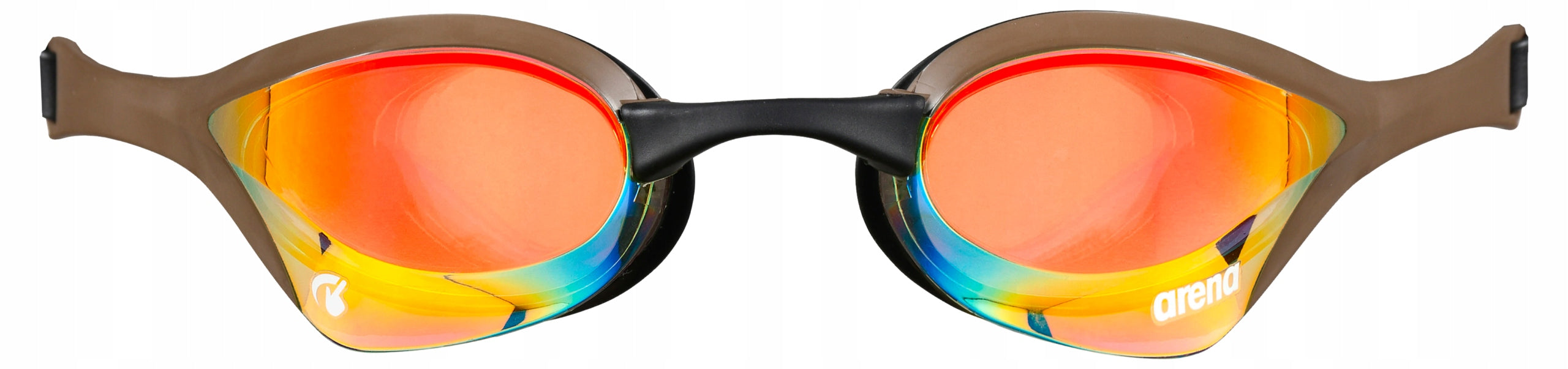 Adult Swimming Glasses Arena Cobra Ultra Swipe Mirror YELLOW-CHOCO Packaging status original