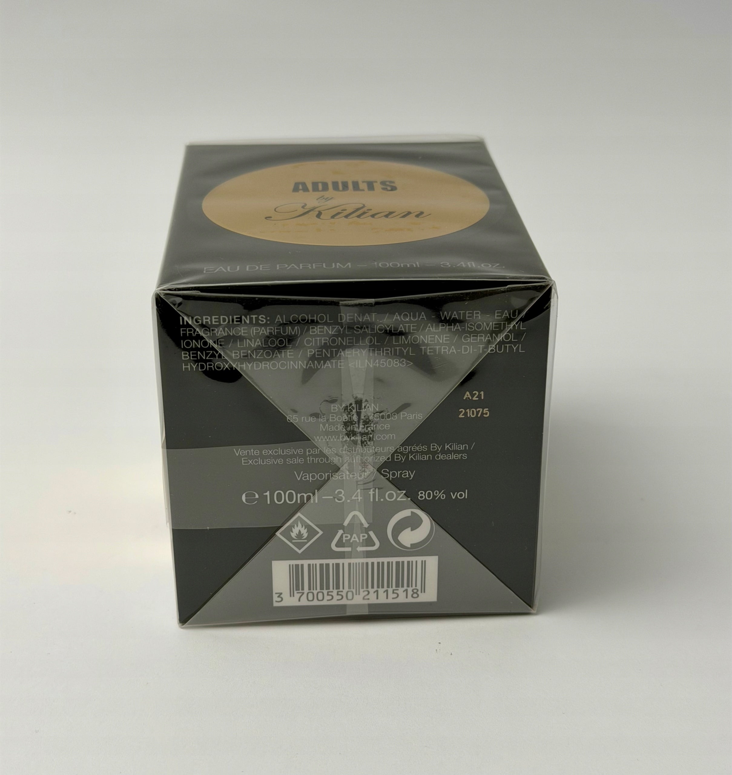 Adults By Kilian edp 100 ml Unique Discontinued Manufacturer code 3700550211518