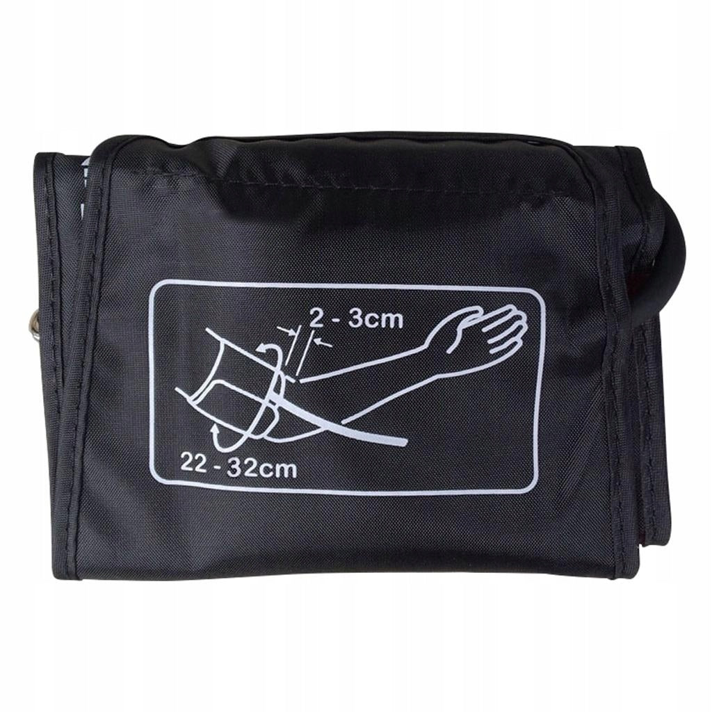Adults Cuff with Tube Arm Sphygmomanometer Arm Band Accessory 22-32cm Black