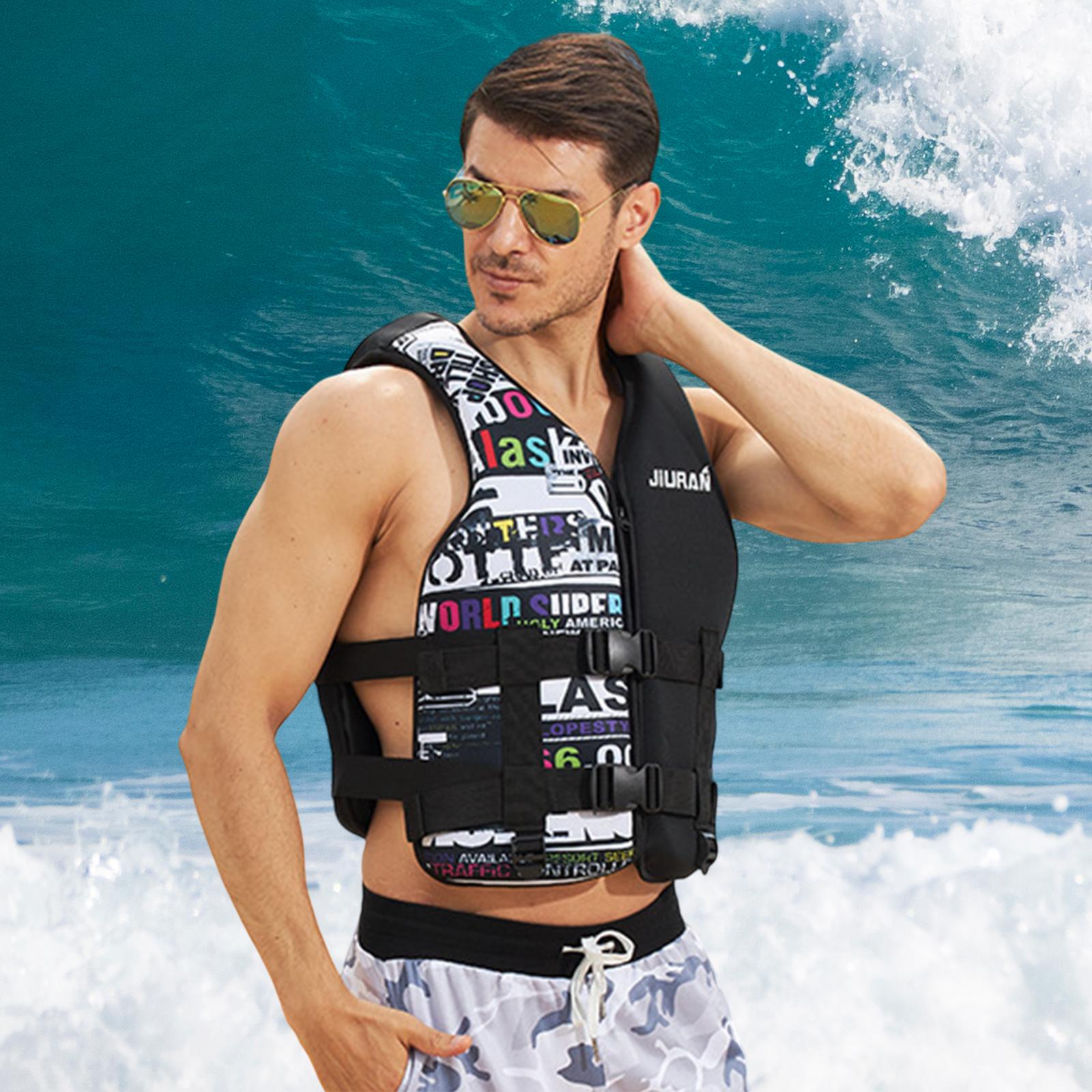 Adults Life Vest Portable Versatile Convenient Adjustable Life S Black