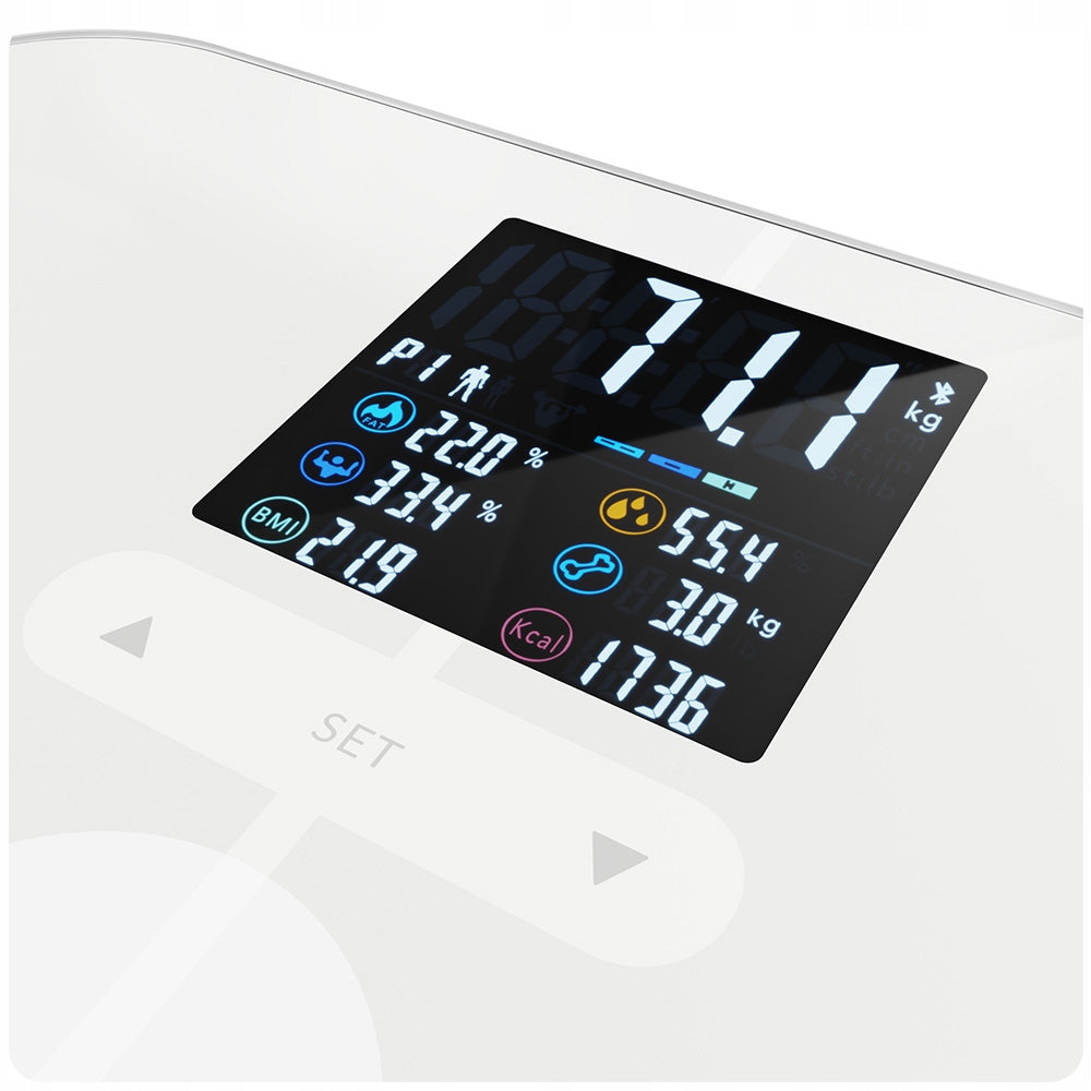 Advanced Bathroom Scale Analytical TrueLife Smart Precise Measurement Manufacturer code TLFSW7BTW