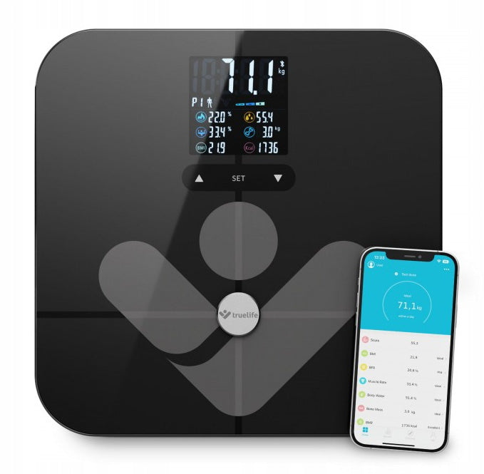 Advanced Bathroom Scale Analytical TrueLife Smart Precise Measurement
