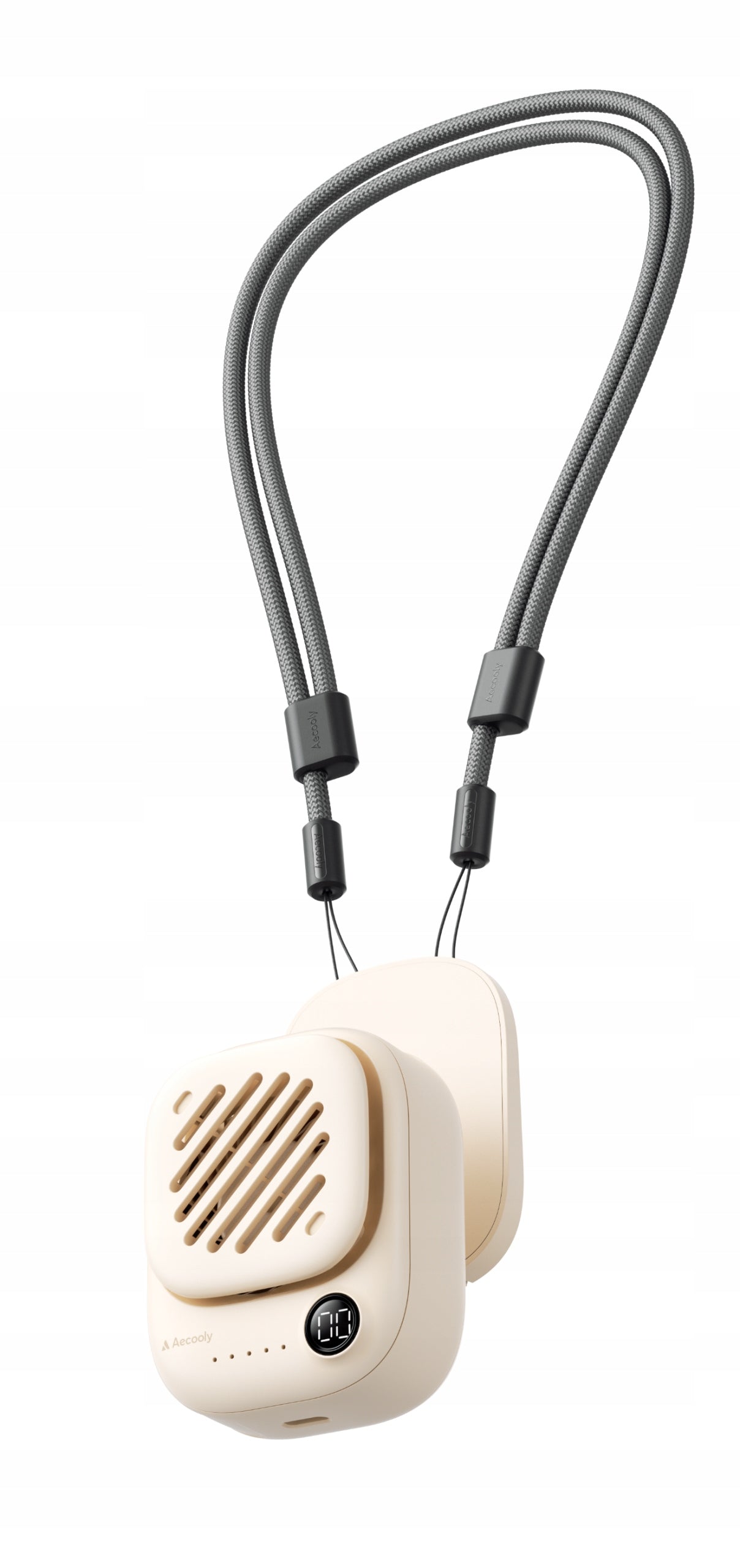 Aecooly Click 01 mini fan USB-C 2000 mAh 3 gears 7 m/s beige Packaging status original