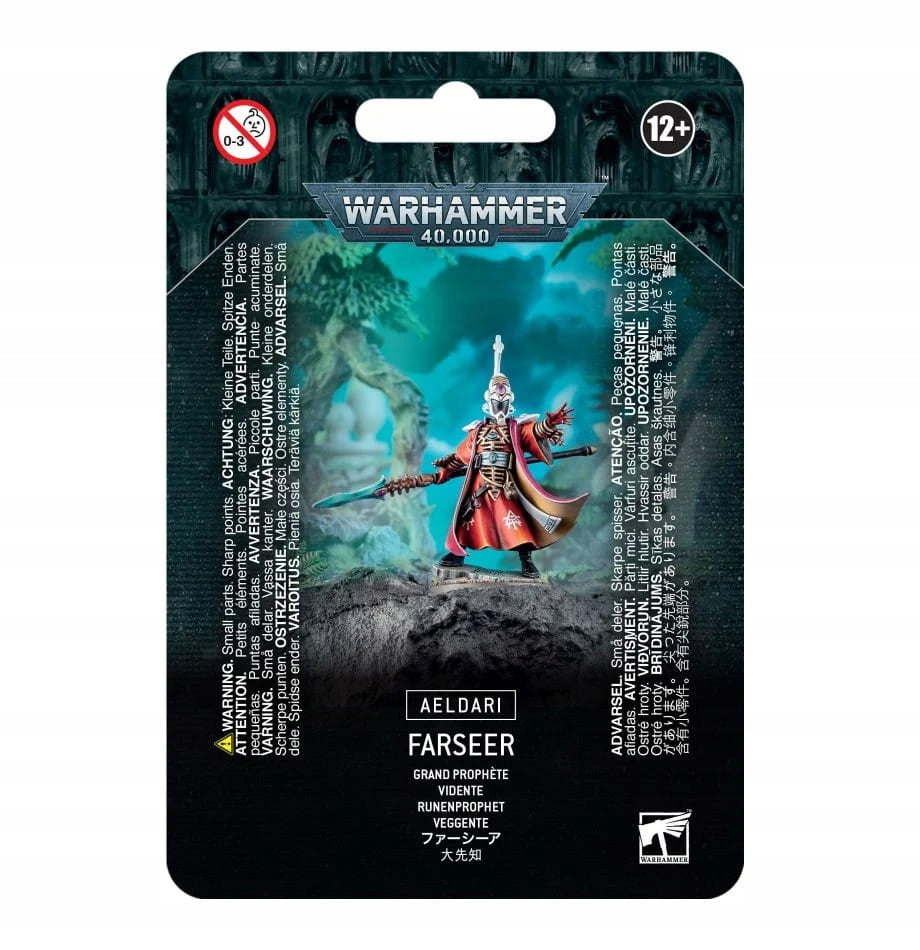 Konstruktorius - figūrėlė Warhammer Aeldari Farseer, 10 d.