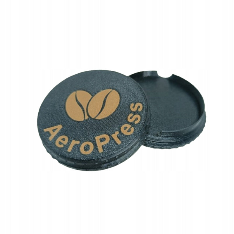 AeroPress Travel Container for Coffee Filters - Travel Box Black